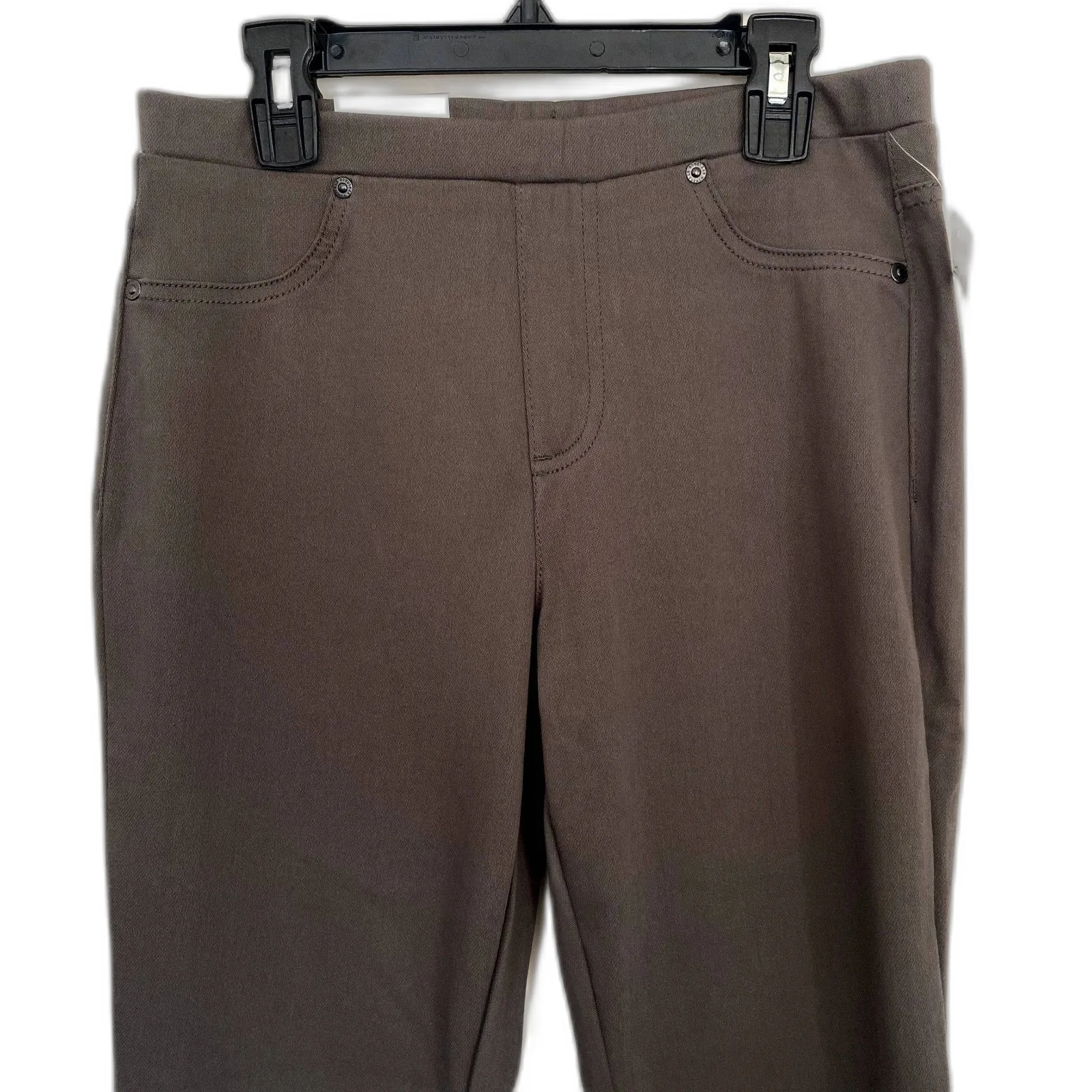 NWT Style & Co Twill Comfort Waist Pull On Capri Pants Olive Green Size‎ Small - Image 2