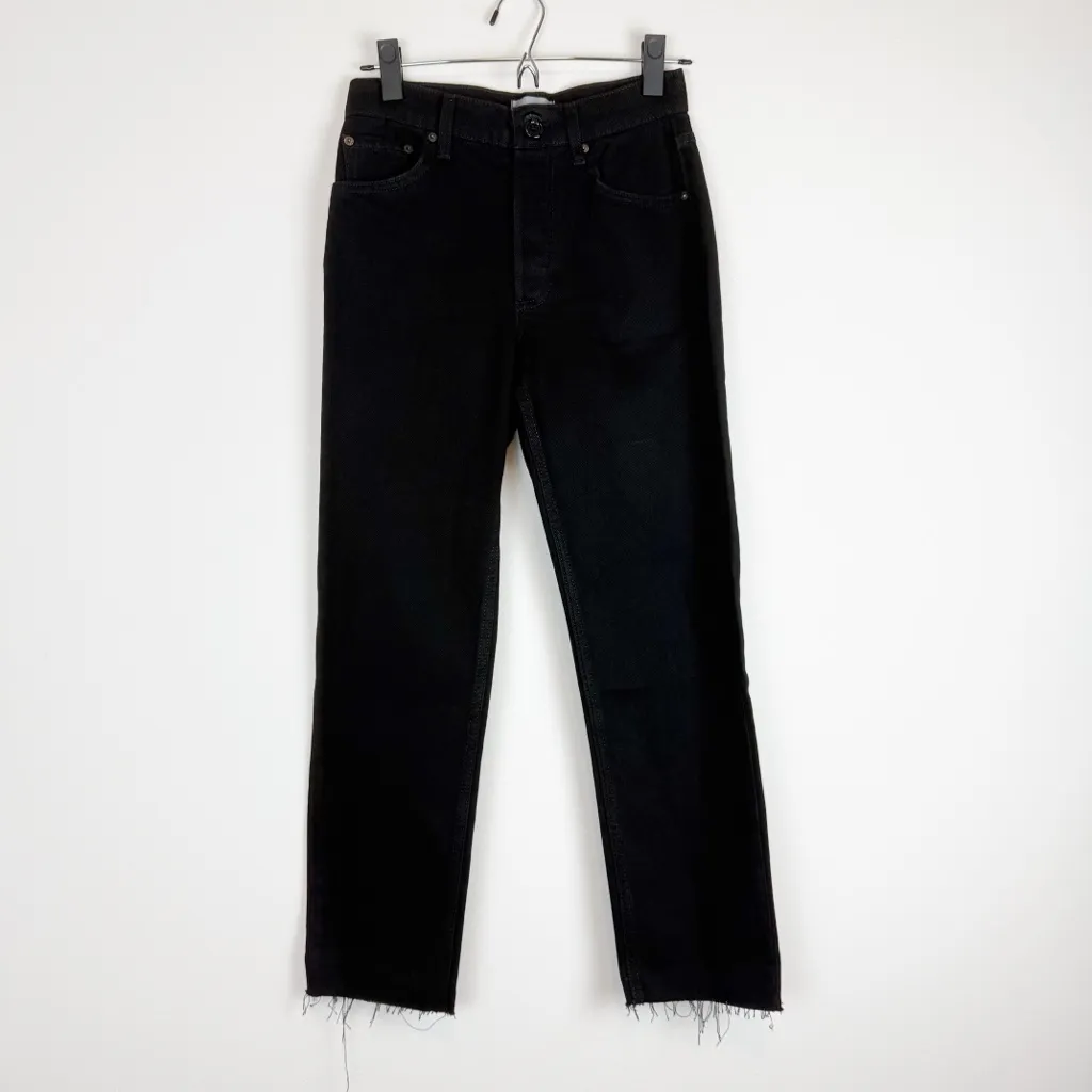 Boyish The‎ Tommy Authentic Rigid Black Beauty High Rise Straight Leg Jeans - Image 6