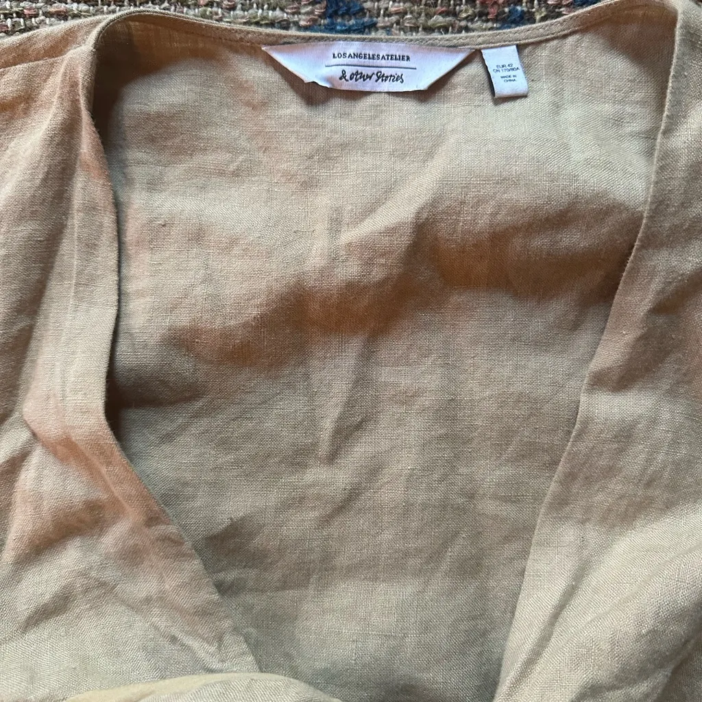 & Other Stories Linen Jumpsuit EUC - Image 4