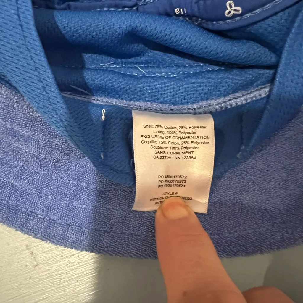 TNA Aritzia Blue Bucket Hat size small/medium - Image 8