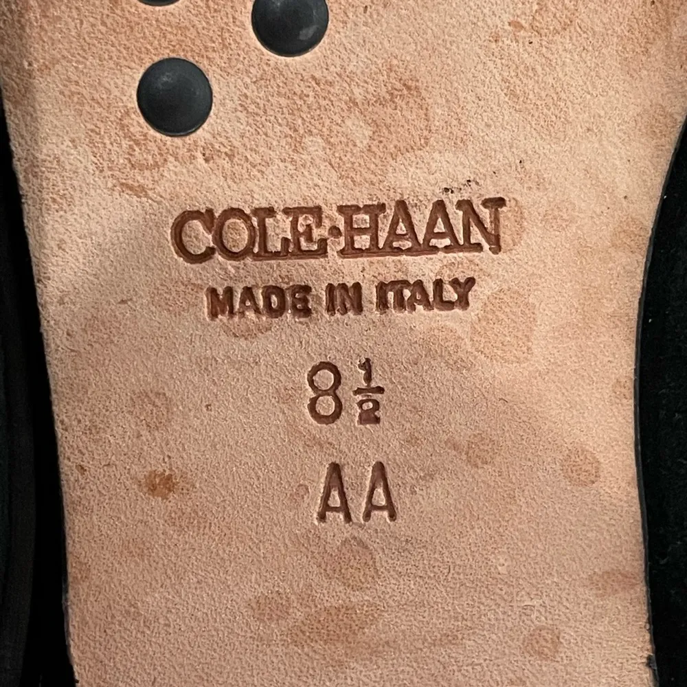 Cole Haan Classic Black Suede Loafers - Image 4