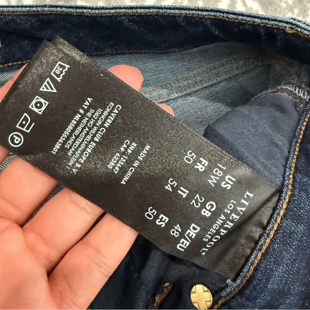 Stitch Fix Liverpool Peyton The Slim Boyfriend In Ocala Size 18W Stretch - Image 6