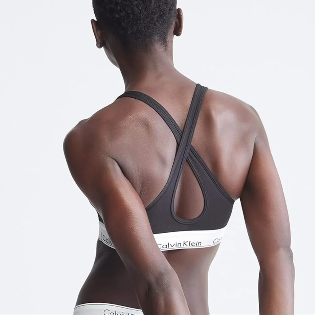 NWT Calvin Klein Women’s Modern Cotton Lightly Lined Wireless Bralette – XL - Image 2