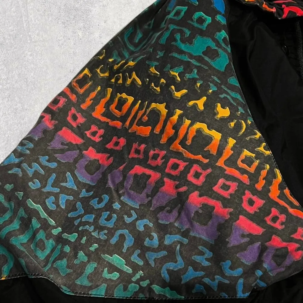 ★ St. John’s Bay (Vintage) 90’s Multicolor Leopard Print Full-Zip Windbreaker ★ - Image 2