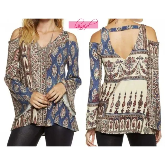 Double V Cold-Shoulder Cut-Out Open Back XS - Image 4