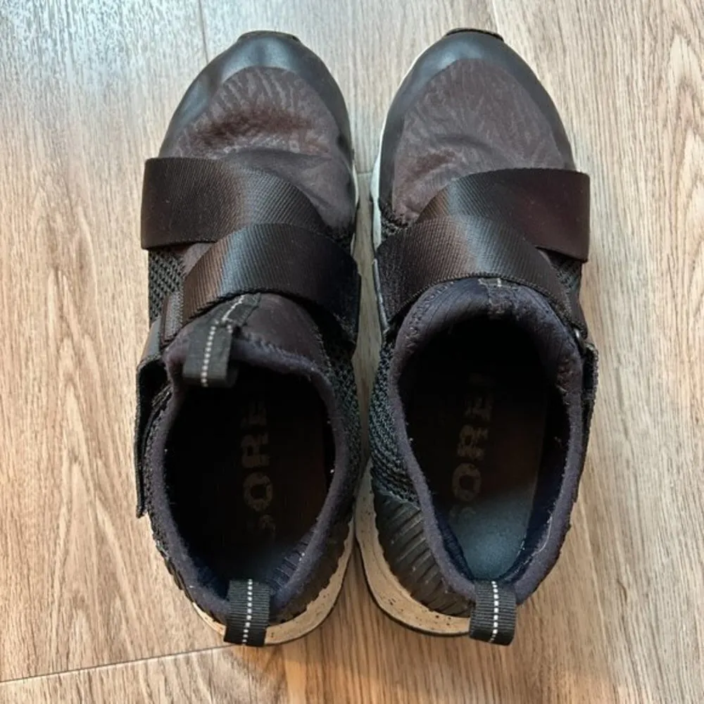 SOREL Women's  Sneakers Kinetic Sneak Black/Sea Salt Size 8 - Image 8