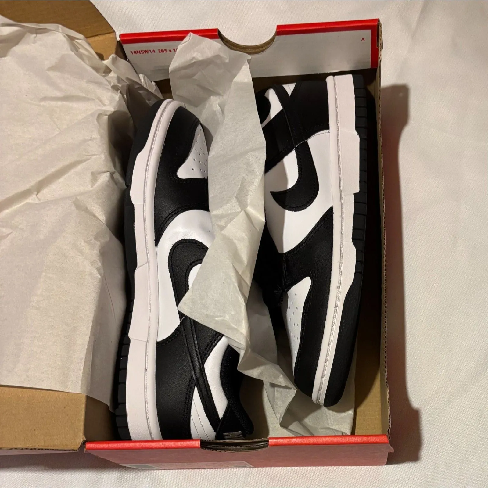 Nike Dunk Low Retro Panda OG Sneakers Women's 6.5, Men's 5, New In Box - Image 11