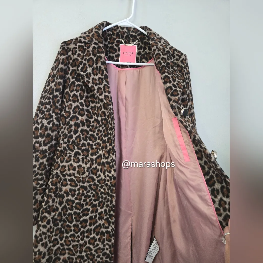 Kate Spade  Leopard Print Coat - Image 6