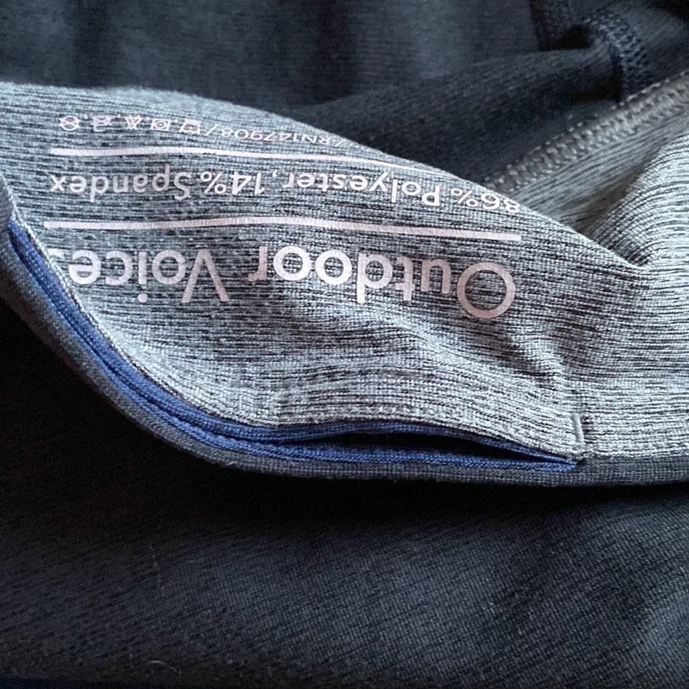 Outdoor Voices Springs 7/8 Leggings Color block Blue Gray Navy Graphite Gradient - Image 5