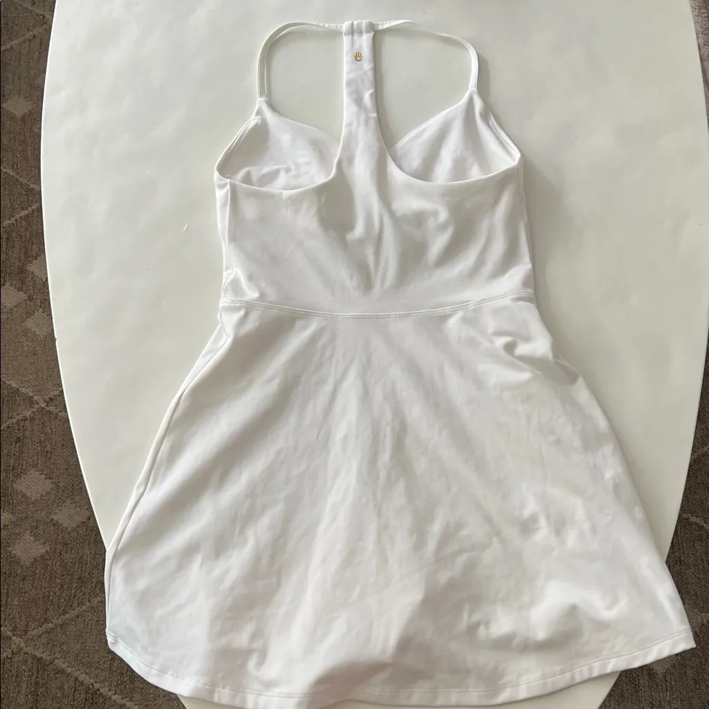 Spiritual Gangster Jet Active White Mini Activewear Tennis Preppy Dress XS $118 - Image 9