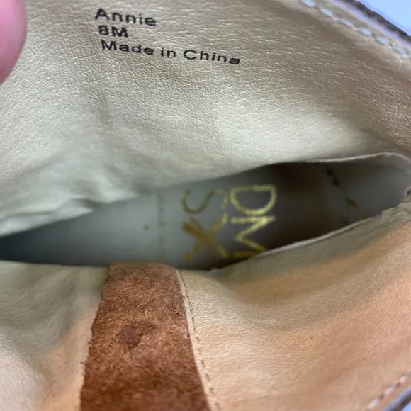 Donald J. Pliner DMSX Ankle Booties 8 Brown Suede Leather Zip Annie Boots‎ Women - Image 11