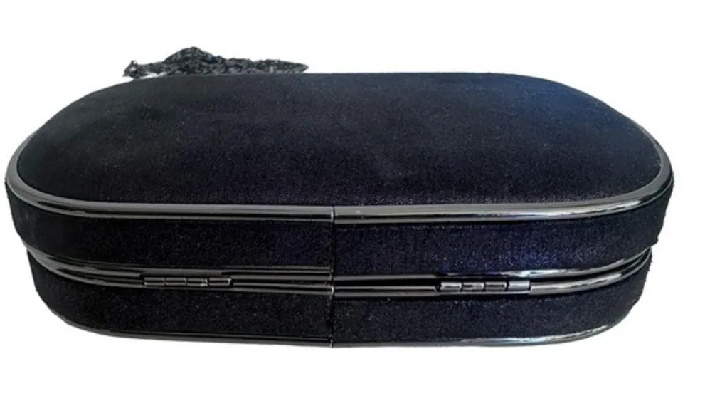 Kate Landry black‎ evening small clutch - Image 3