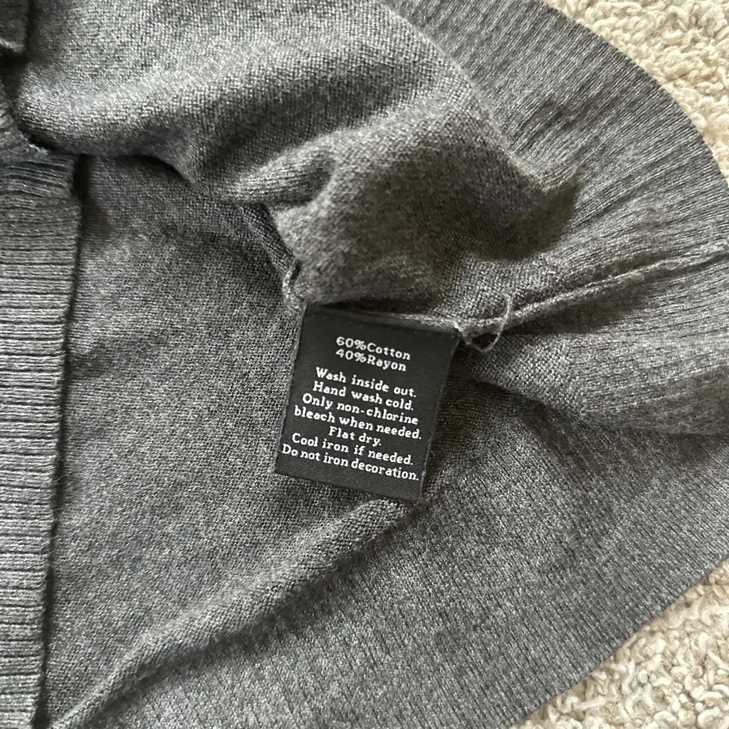 Rock & Republic Charcoal Sweater - Image 9