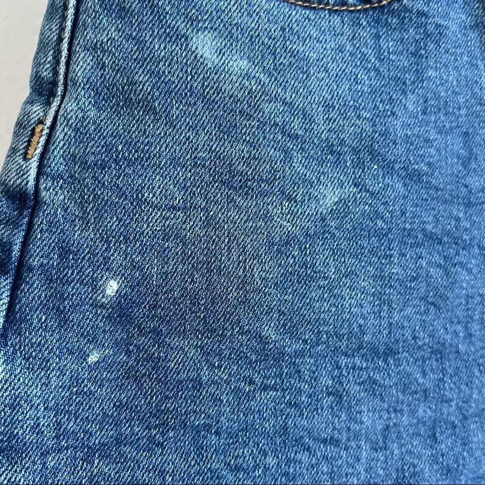 Everlane The Cheeky Short Denim Shorts Button Fly Fray Hem 26 - Image 3