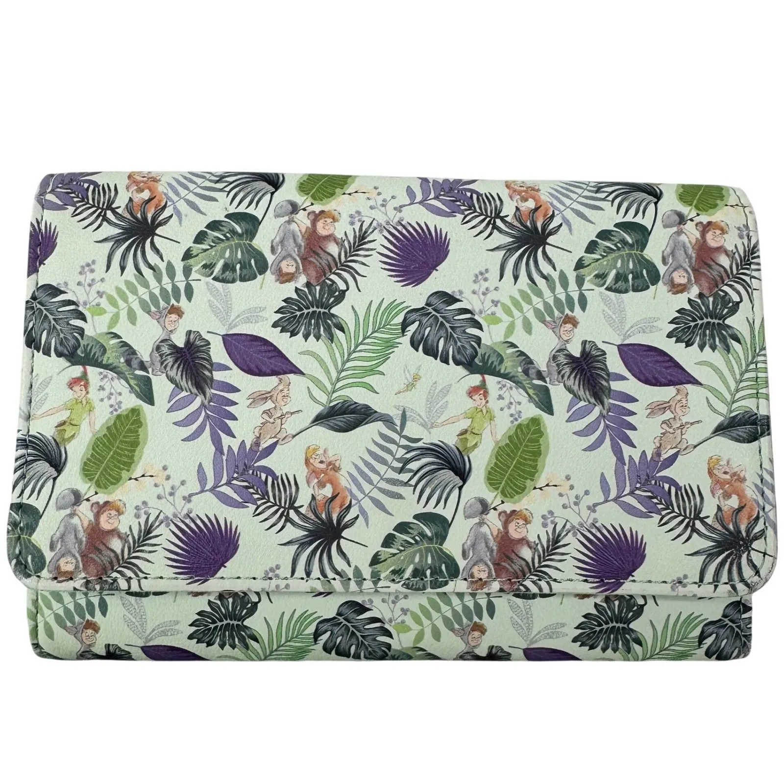 Loungefly Disney Peter Pan Leaves Mini Flap Wallet - Image 2