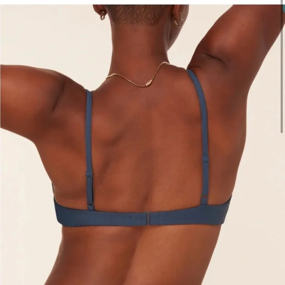 Andie‎ Bonita Bikini Set Ribbed Bijou Blue size Small NWOT - Image 11