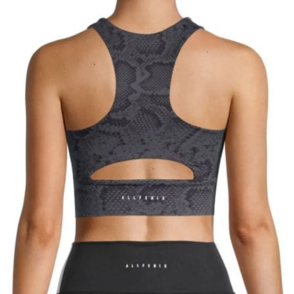 Indie Python-Print Racerback Longline Sports Bra Snake — Medium — NWT - Image 2