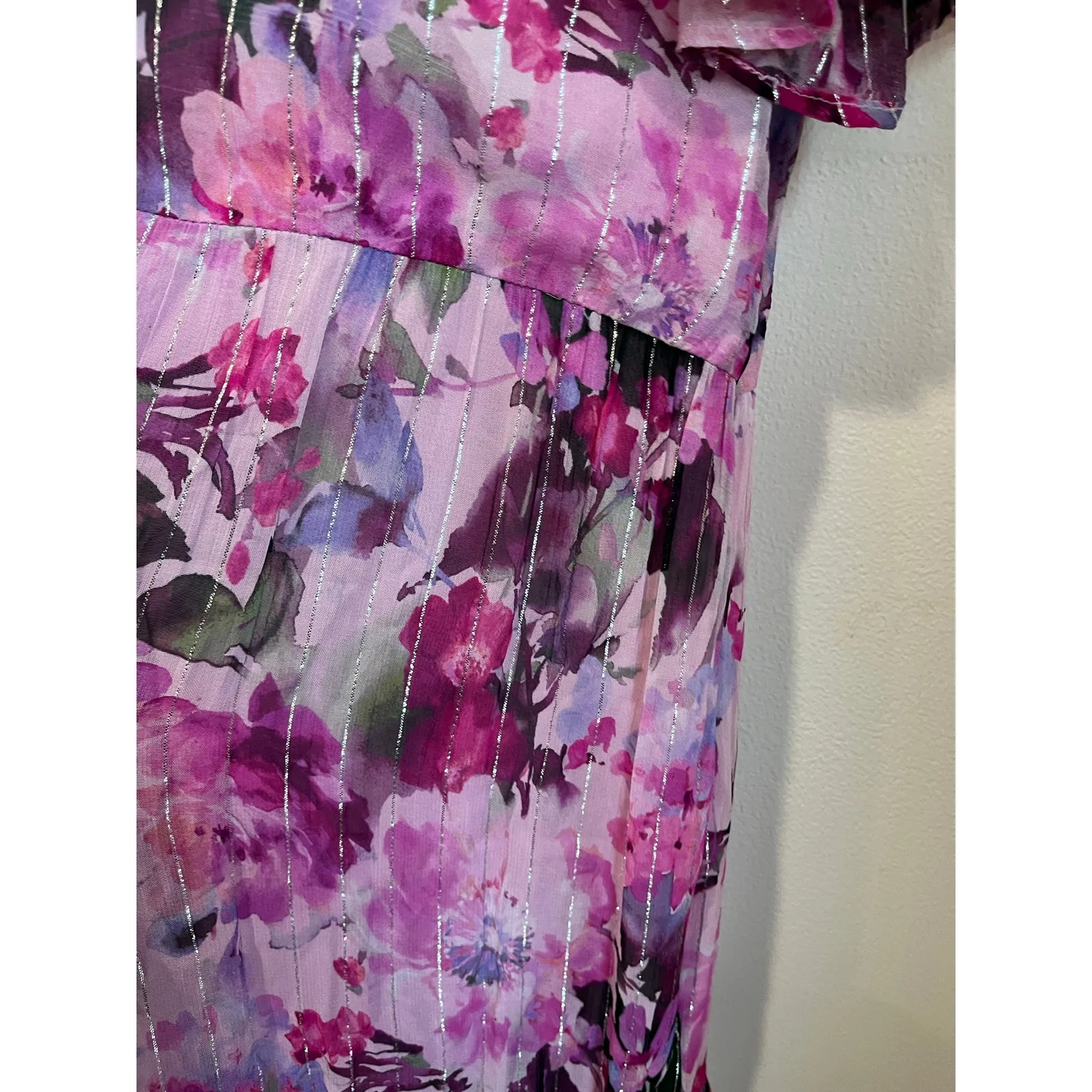 Soft Surroundings Floral Maxi Dress Flowy Romantic Boho Cottagecore XL - Image 4