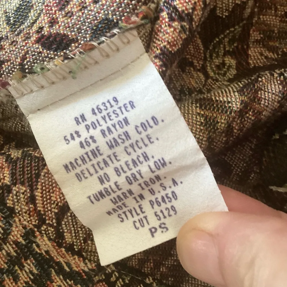 Vintage WillowBend Tapestry Vest Tan Size undefined - Image 7