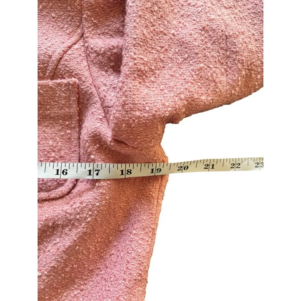 Peck & Peck Woman's Light Pink Casual Short Blazer - Image 3