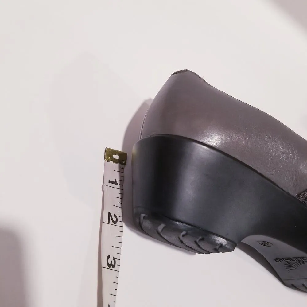 Dansko Leather Slip on Clogs - Image 9