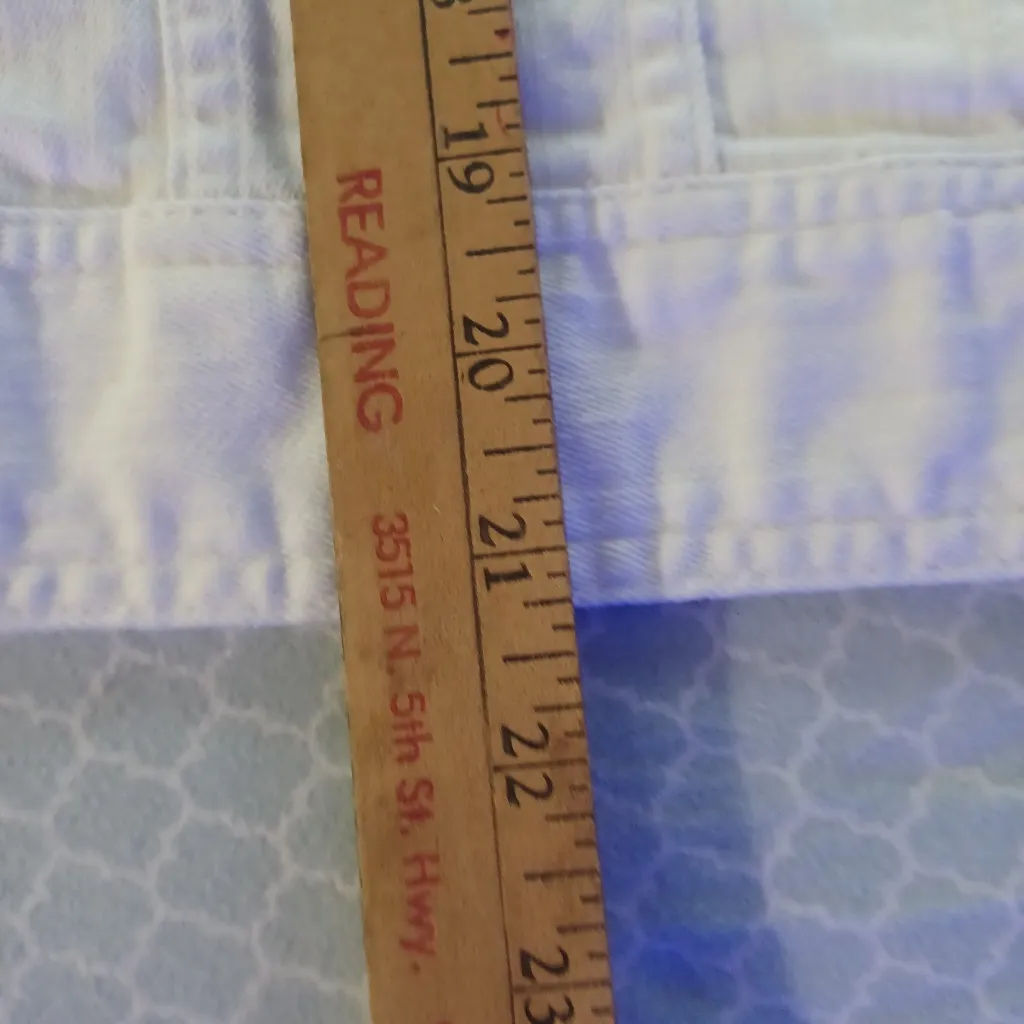 The Limited  womens small white button front jean jacket stretch - Image 4