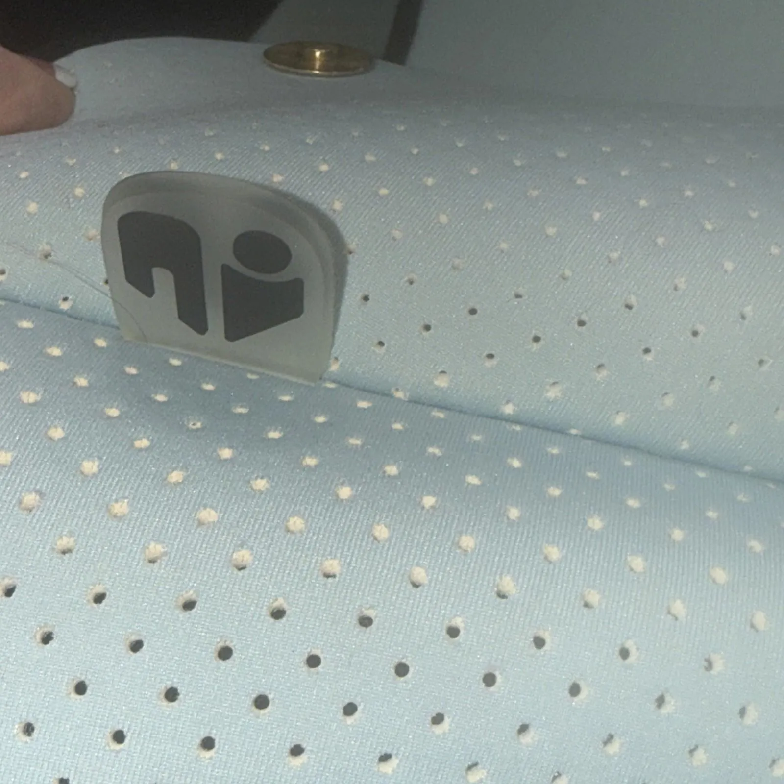 Annabel Ingall Neoprene Tote Bag Gray Large Lightweight Gym Casual Travel Purse - Image 7