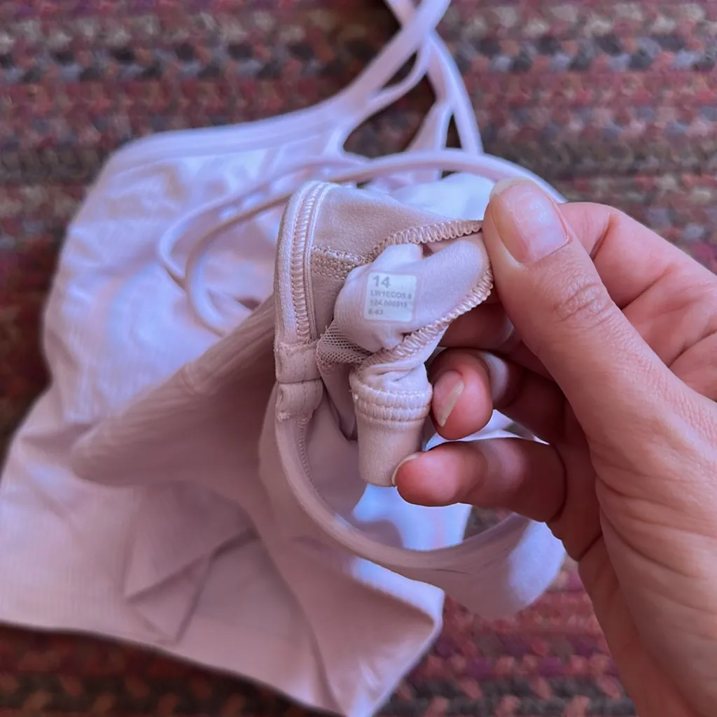 LULULEMON STRAWBERRY MILKSHAKE STRAPPY ALIGN RIBBED TANK TOP - Image 2