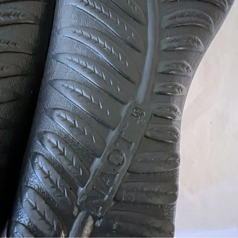 NAOT Pleated Leather Shoes Womens Mary Jane Comfort Gray Flats Size 40 9 - Image 9