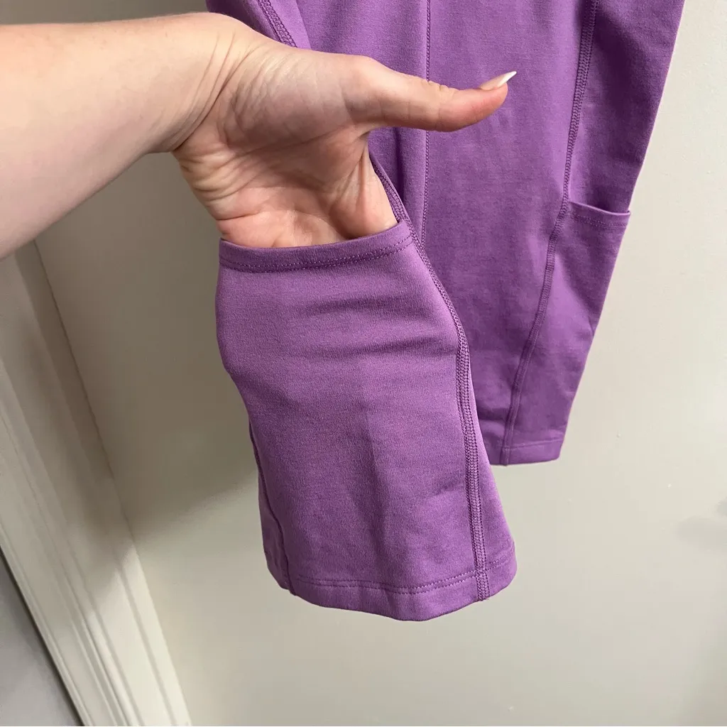 Beyond Yoga Spacedye Essentials Mini Dress Bright Iris Heather Small - Image 6