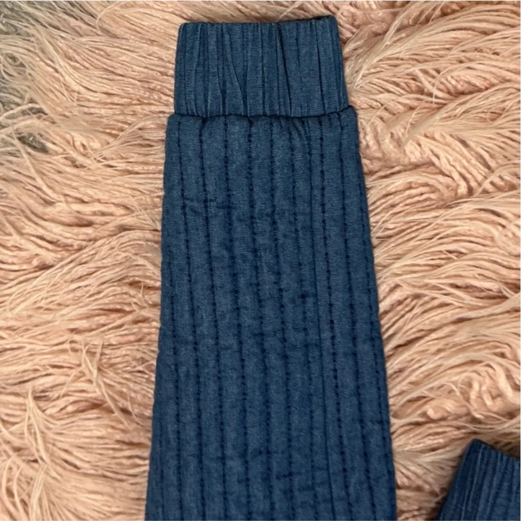 Rebecca Taylor Navy Quilted Blazer - Image 10