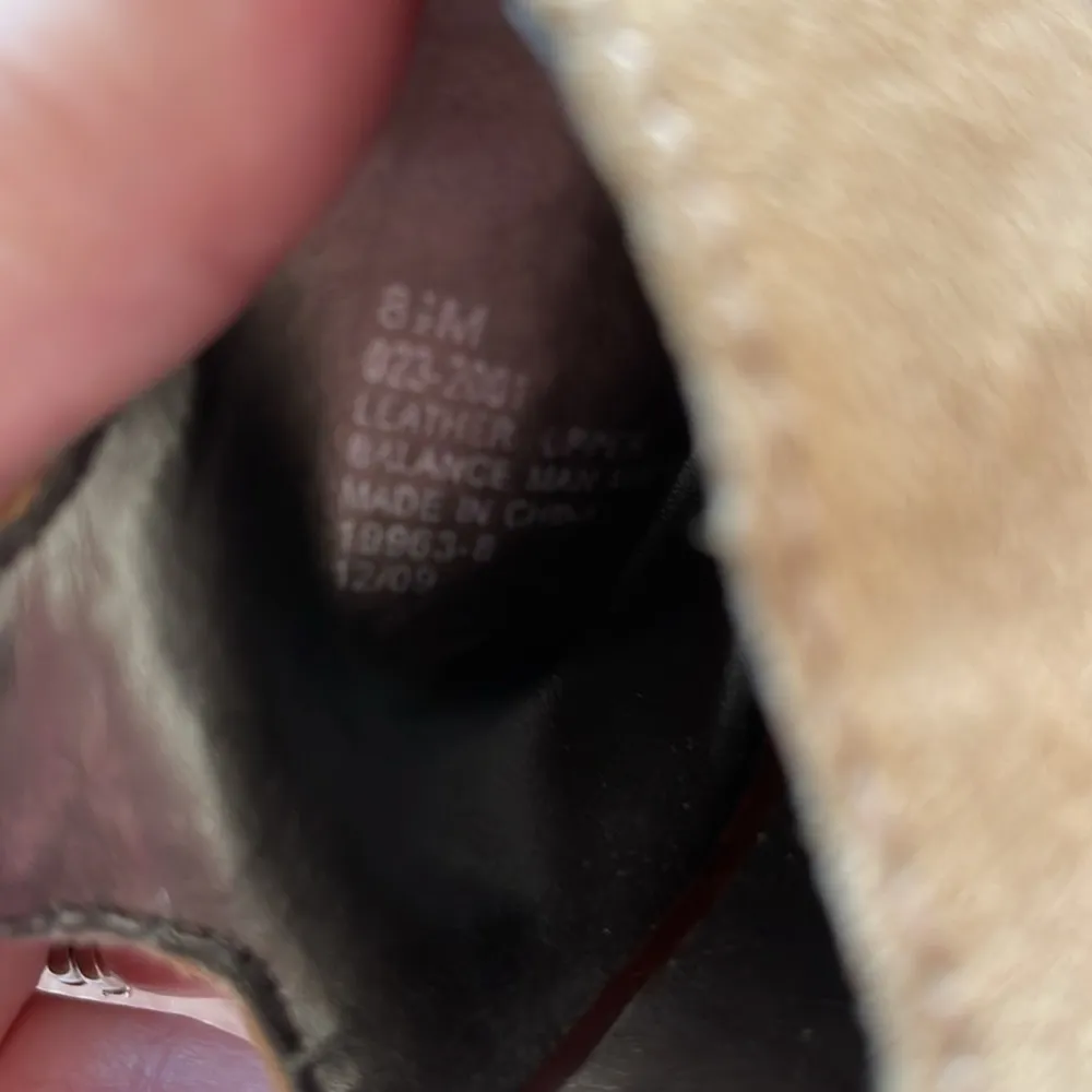 a.n.a. Tan/Brown Vintage Suede Open Toe Clogs 3" Size 8.5 - Image 6