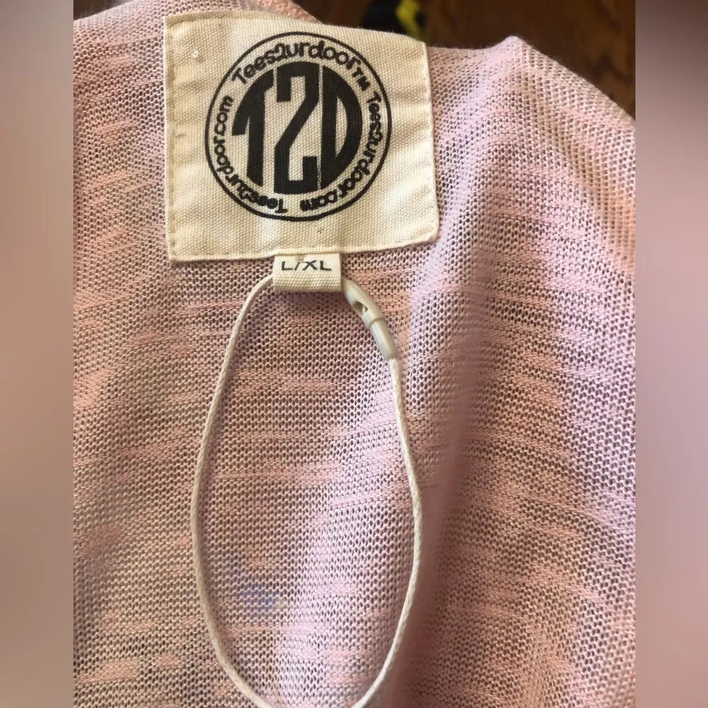 Pink Ombré Open Cardigan from Tees2urdoor.com size L/XL - Image 4