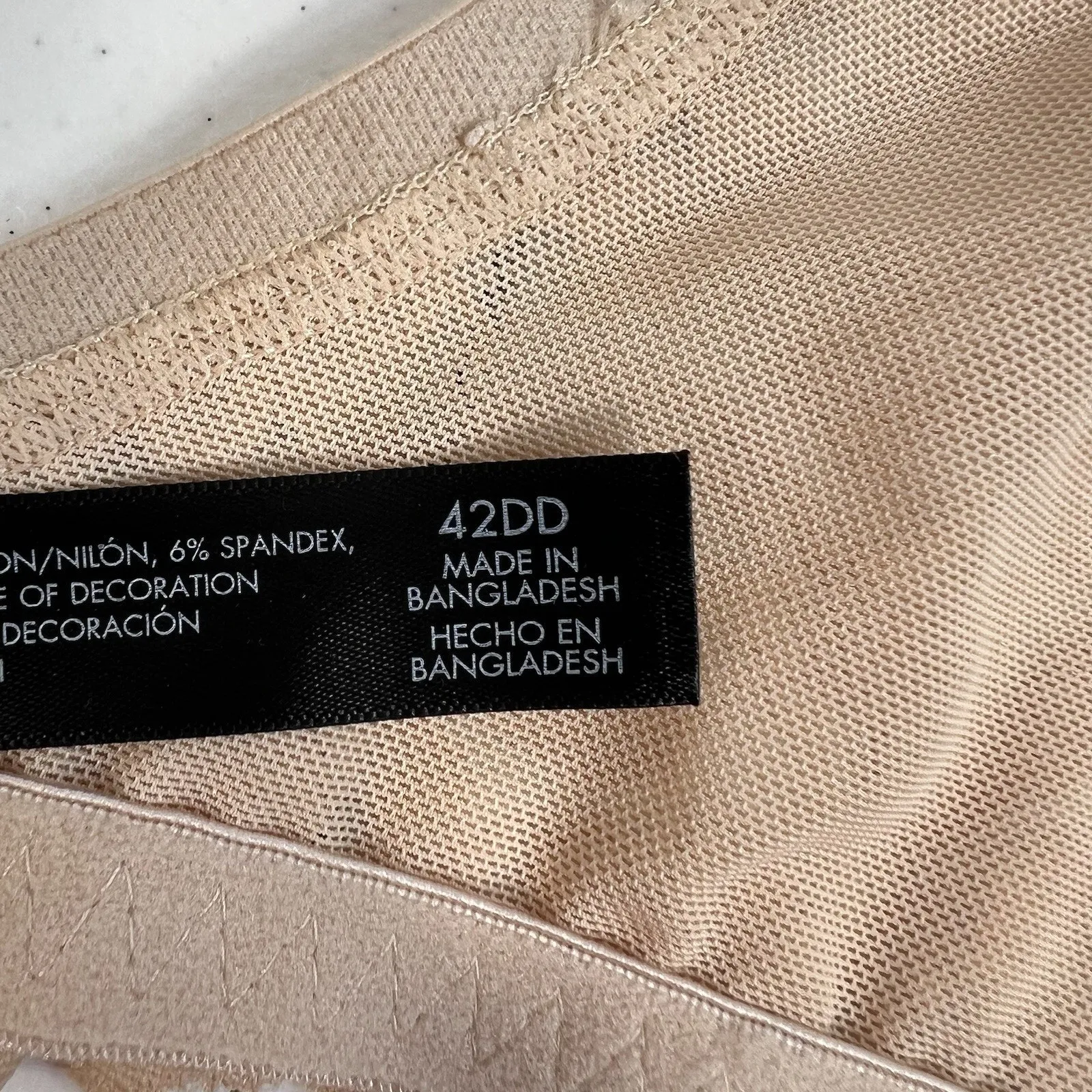 Smart And Sexy 42DD Bra Signature Lace Unlined Underwire In Buff Beige SA964 - Image 14