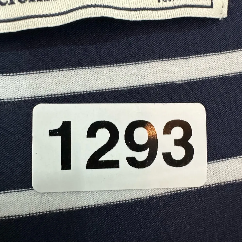 Abercrombie & Fitch Sleeveless Striped Dress Summer Womens Small Blue - Image 9