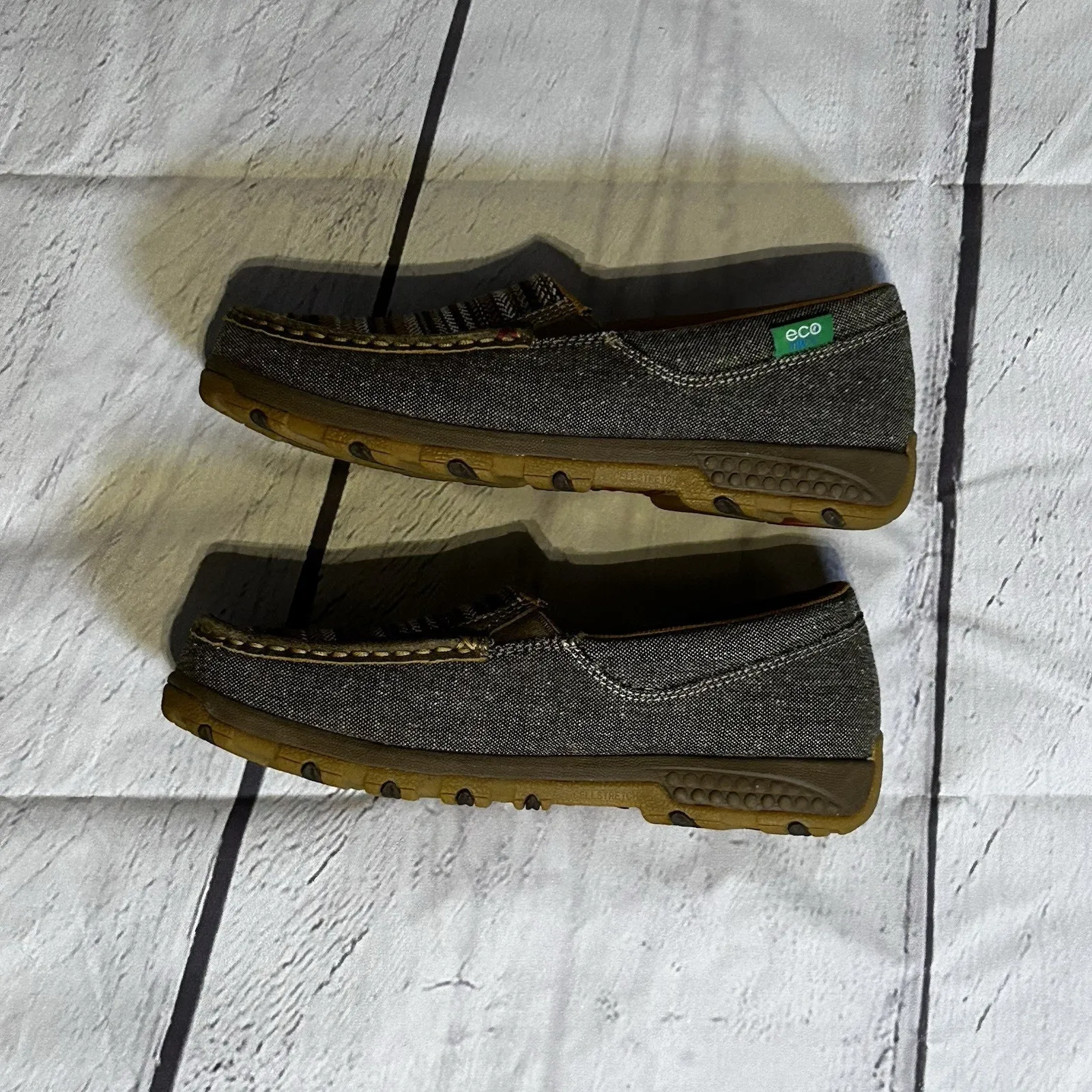 ECO Twisted X Women’s Casual Slip-On Driving Moc WXC0006 Size 9M Dust/Multi - Image 6