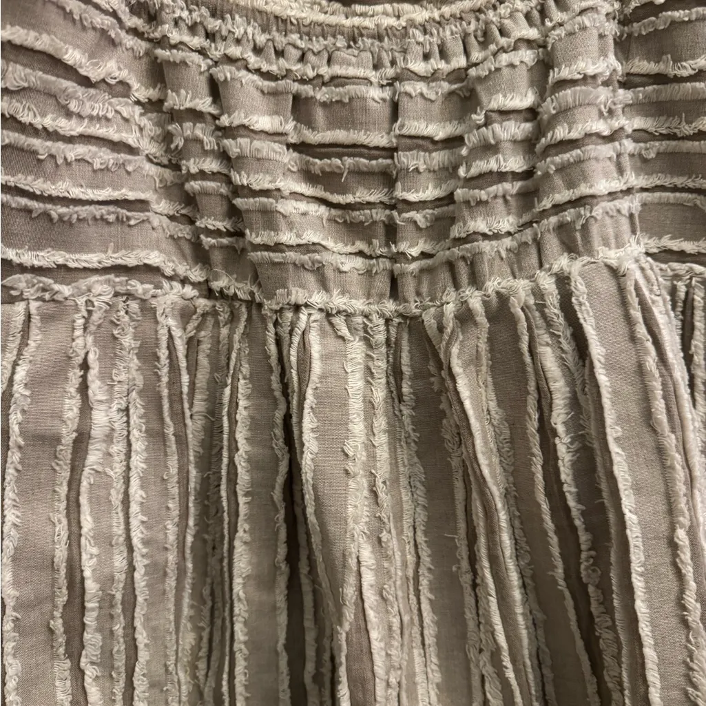 Maeve Anthropologie Size Medium Soeil Babydoll Ribbon Sleeve Cotton Tank Top - Image 5