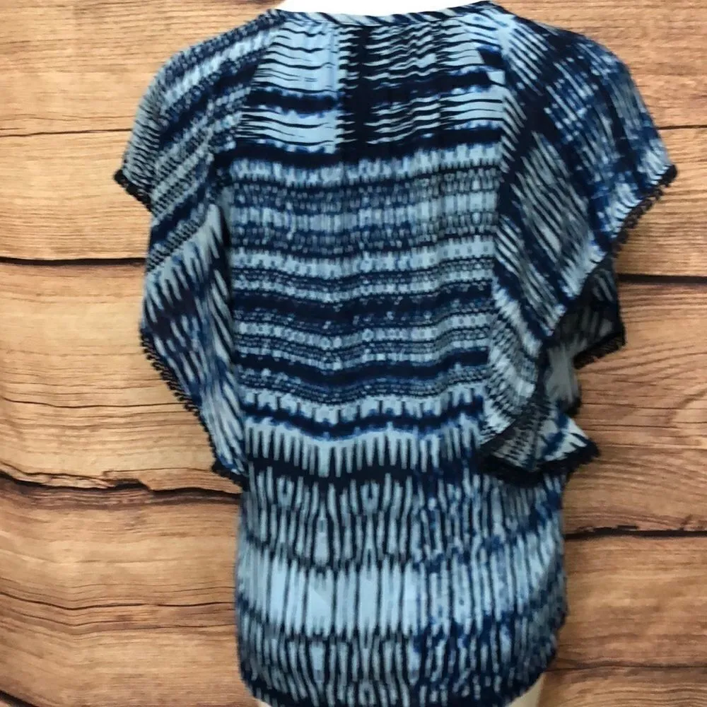 a.n.a. blue tones short sleeves top - Image 7