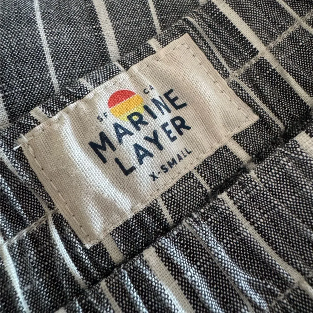 Marine Layer Allison Striped Pants Spring 2022 Size XS - Image 9