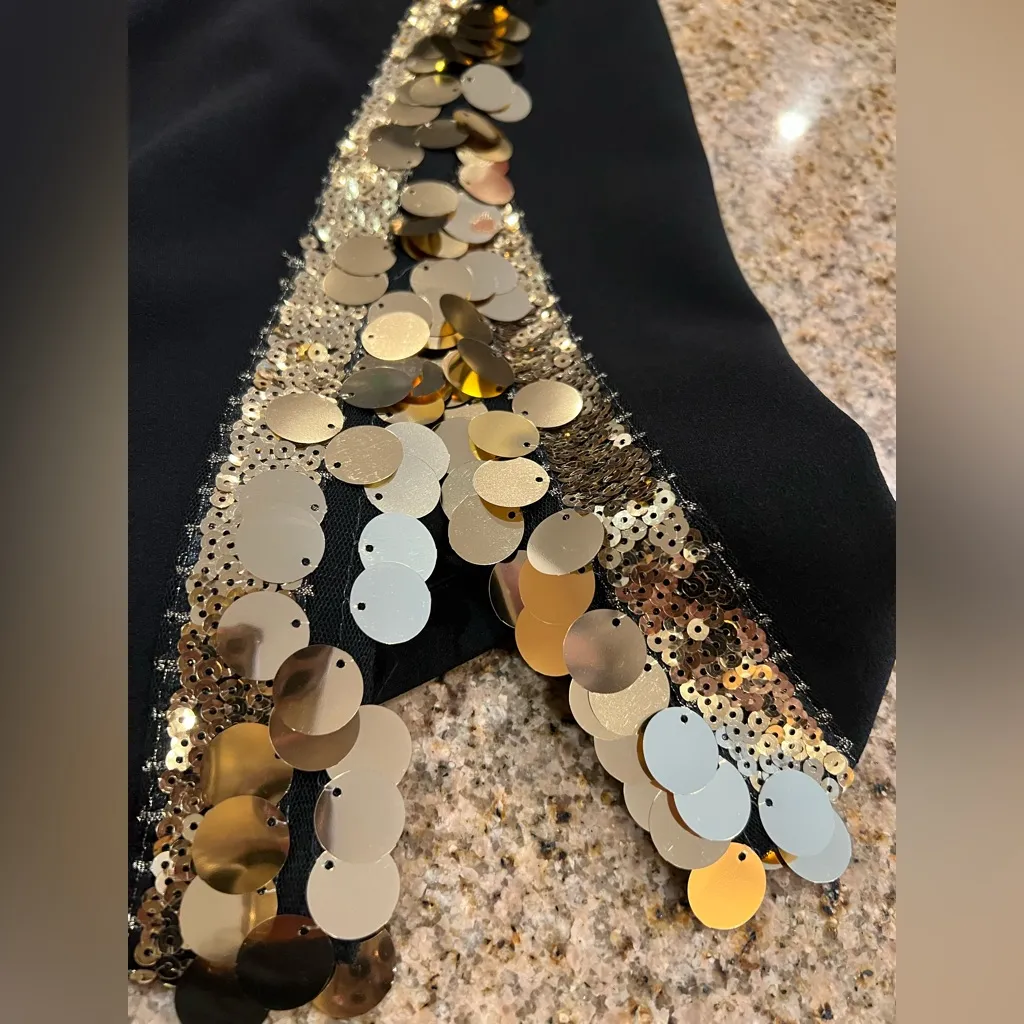 Vince Camuto Long Sleeve Sequin Jersey Mini dress Size 6 NWT - Image 8