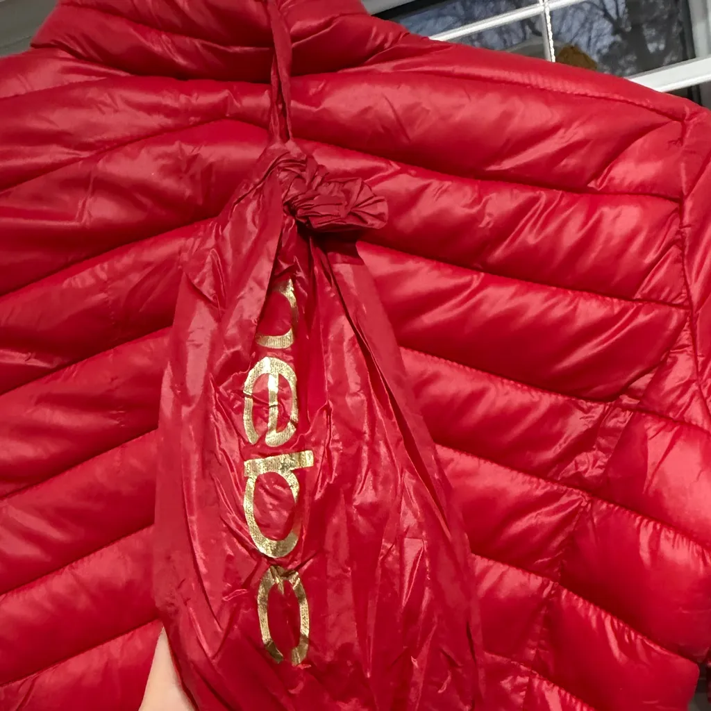 Bebe scarlet puffer jacket - Image 4