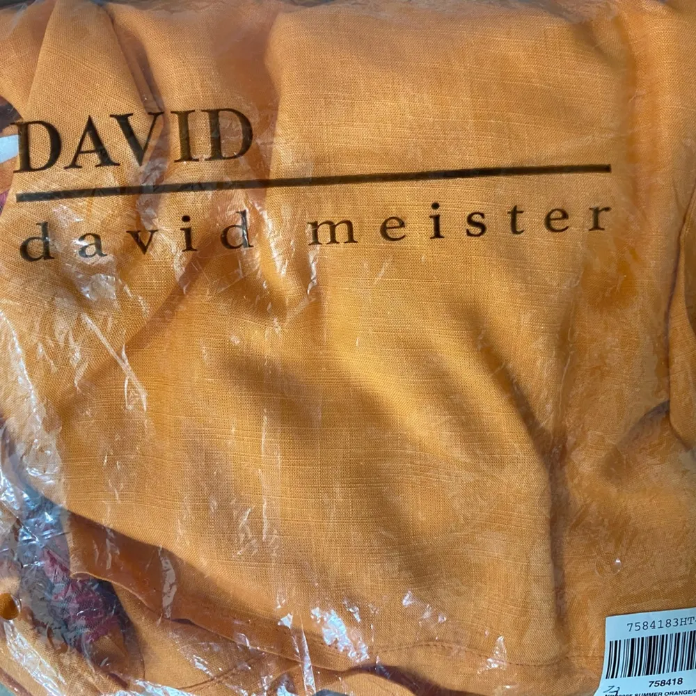 David Meister Women’s L Orange Pink Embroidery Luxe Appliqué Cutouts Tunic Top - Image 7