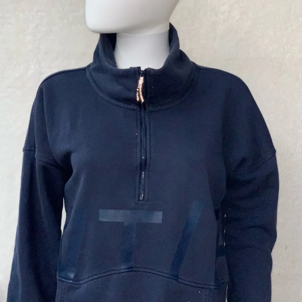 NIKE Women's Funnel-Neck 1/2-Zip Sport Top - Image 4