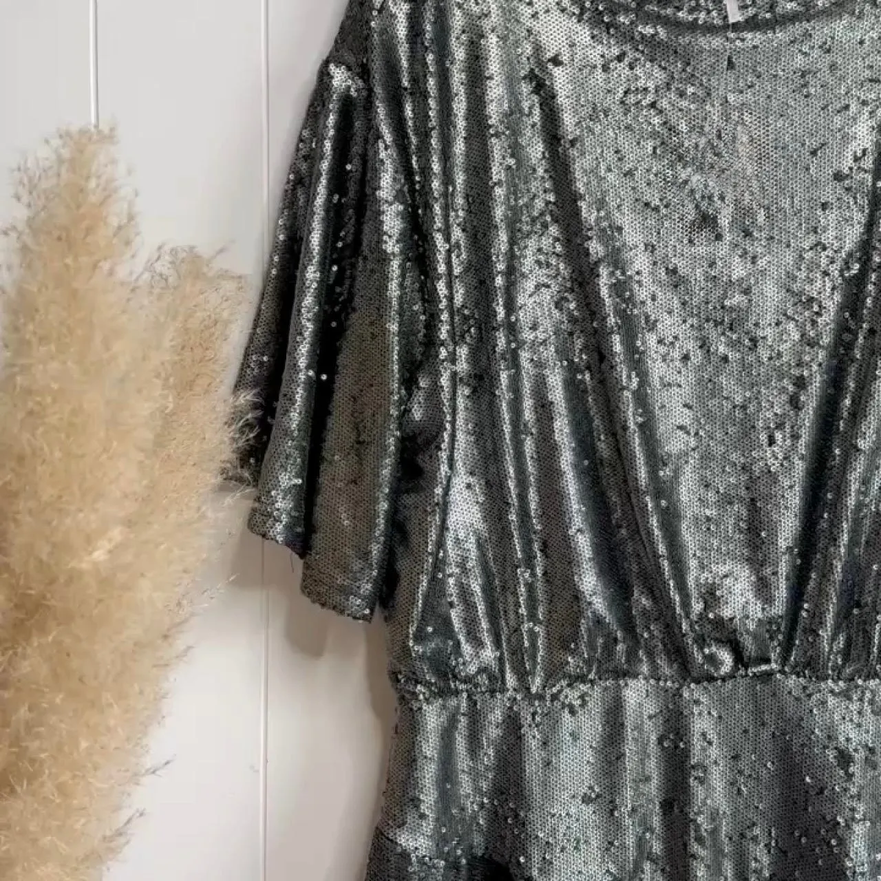 Free People mini dress sequins boho cocktail party XS - Image 5