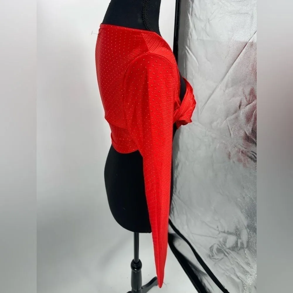 SHEIN red  top‎ size medium - Image 3