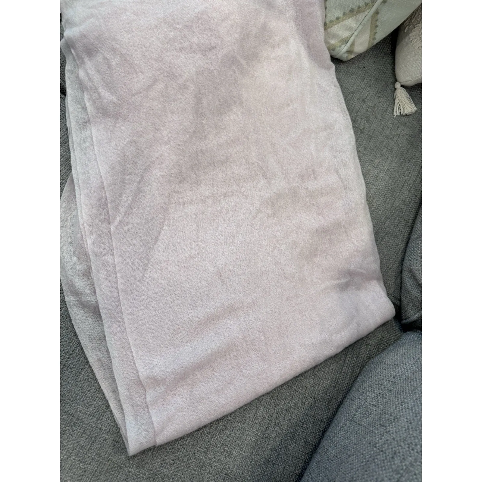 Nordstrom Textured Light Pink Cashmere Scarf NWT $130 - Image 10