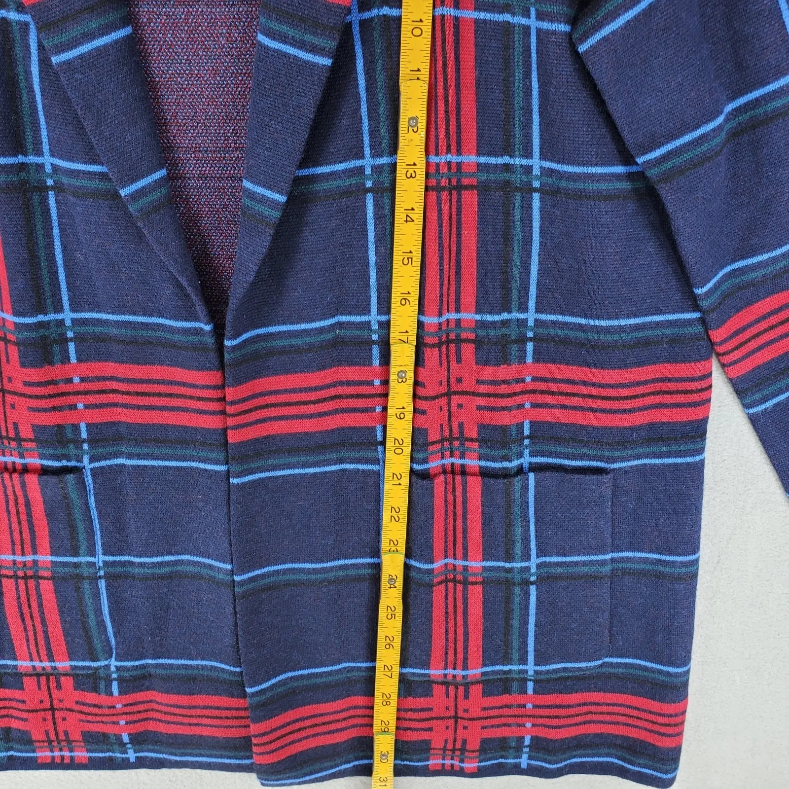 Talbots Blazer Womens 1Xp Merino‎ Wool Plaid Old Money Career Work Casual Preppy - Image 6