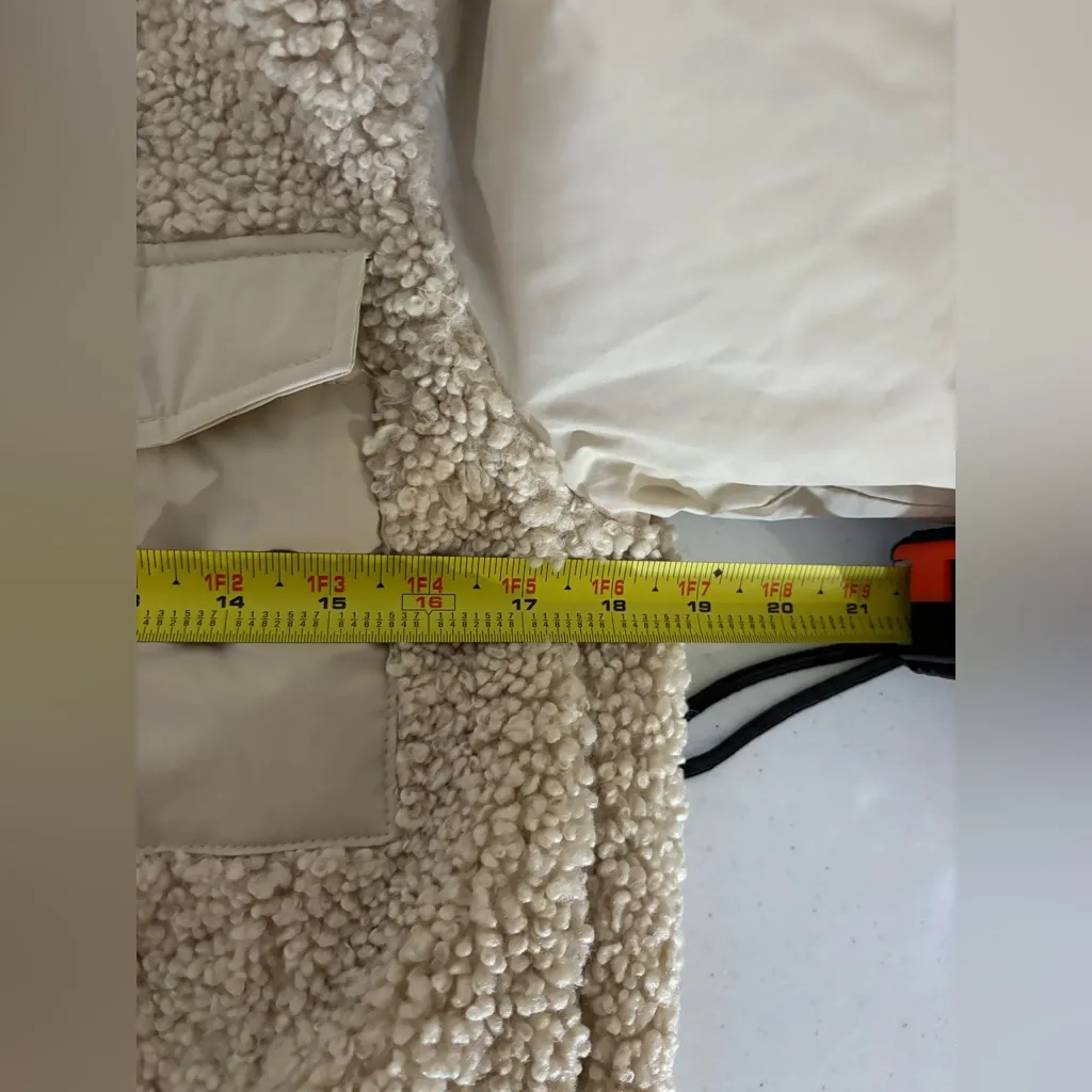 UpWest Sherpa Bomber Jacket Oversized Size XS EUC - Image 7