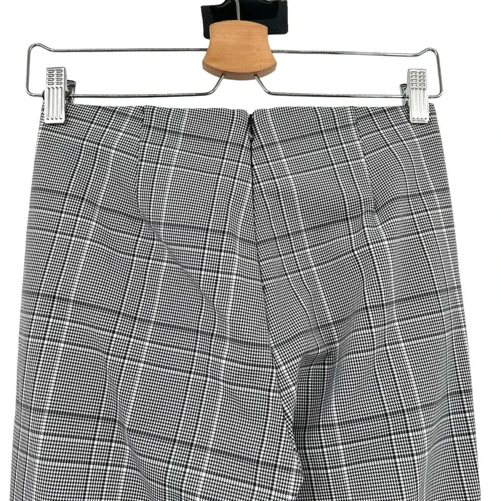 Rag and‎ Bone Simone Slim Fit Pant Black Gray Check Plaid Size 2 - Image 6