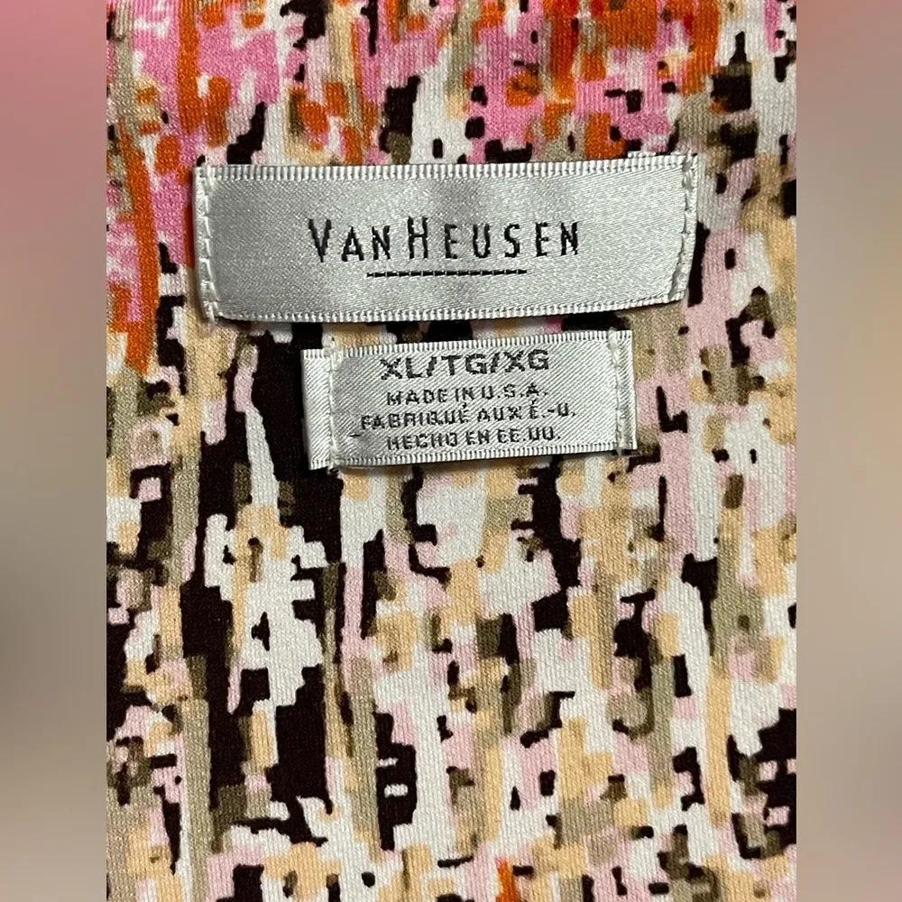 Womens VanHeusen Sleeveless Tank Top Polyester Dress Shirt Sz XL NWOT - Image 4